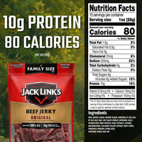 Jack Link's Beef Jerky Original Family Size 10 oz.