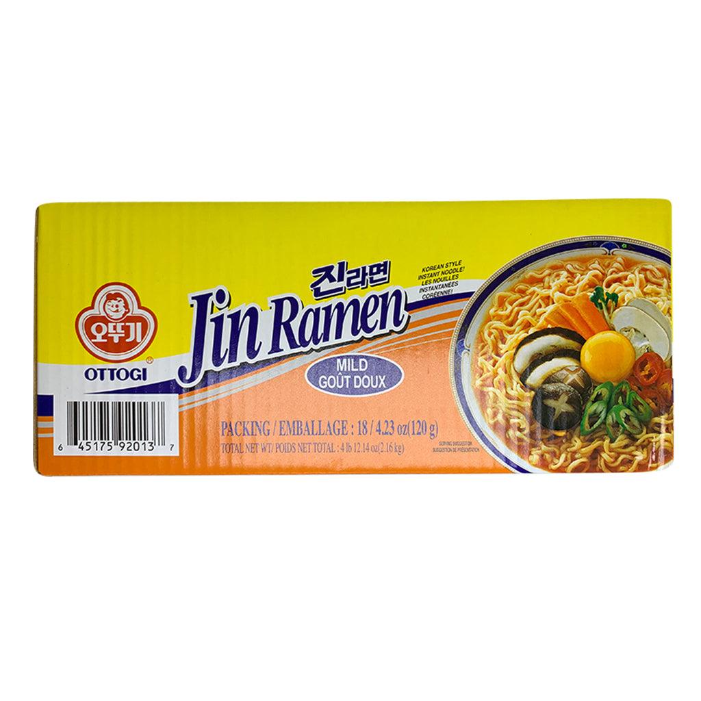 Ottogi Jin Ramen Mild Flavor 4.23oz(120g) x 18 Packs – Anytime Basket