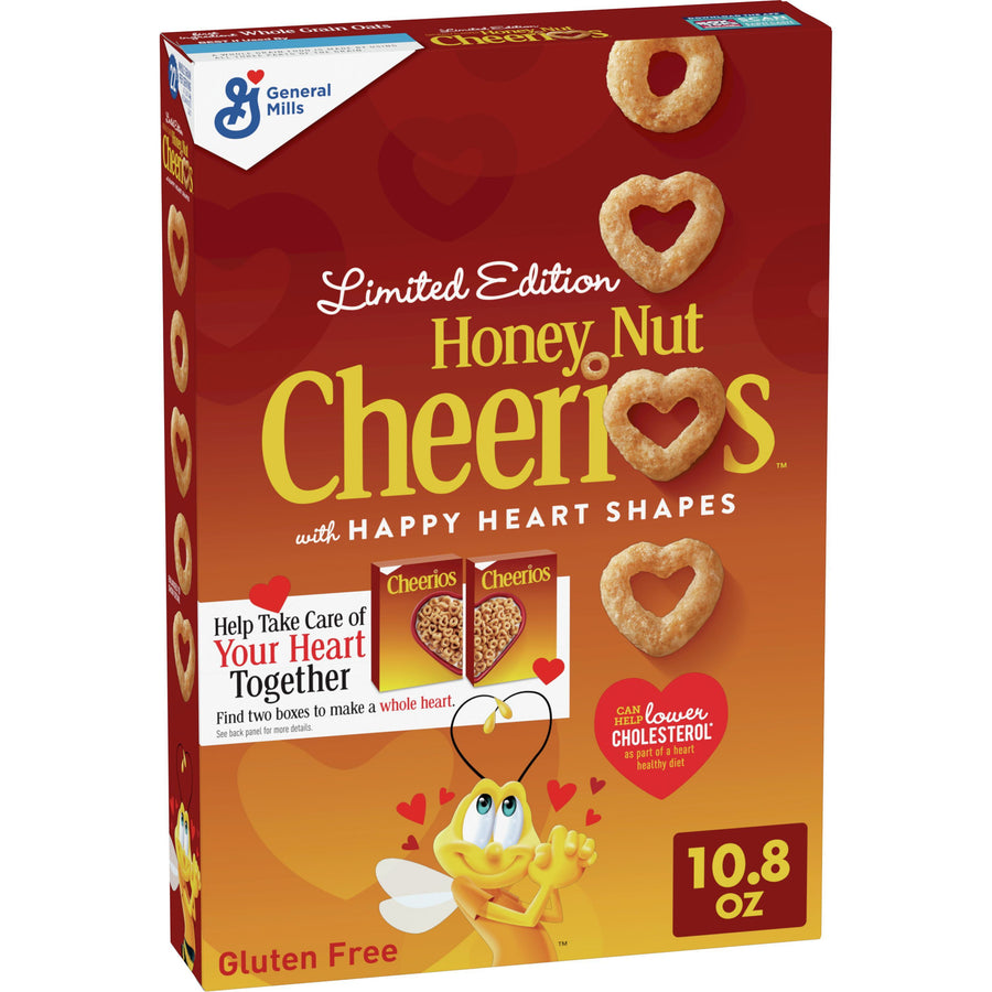 Honey Nut Cheerios Heart Healthy Cereal, Gluten Free, 10.8 OZ