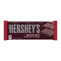 HERSHEY'S, SPECIAL DARK Mildly Sweet Chocolate Candy, Individually Wrapped, 1.45 oz, Bars (6 Count)