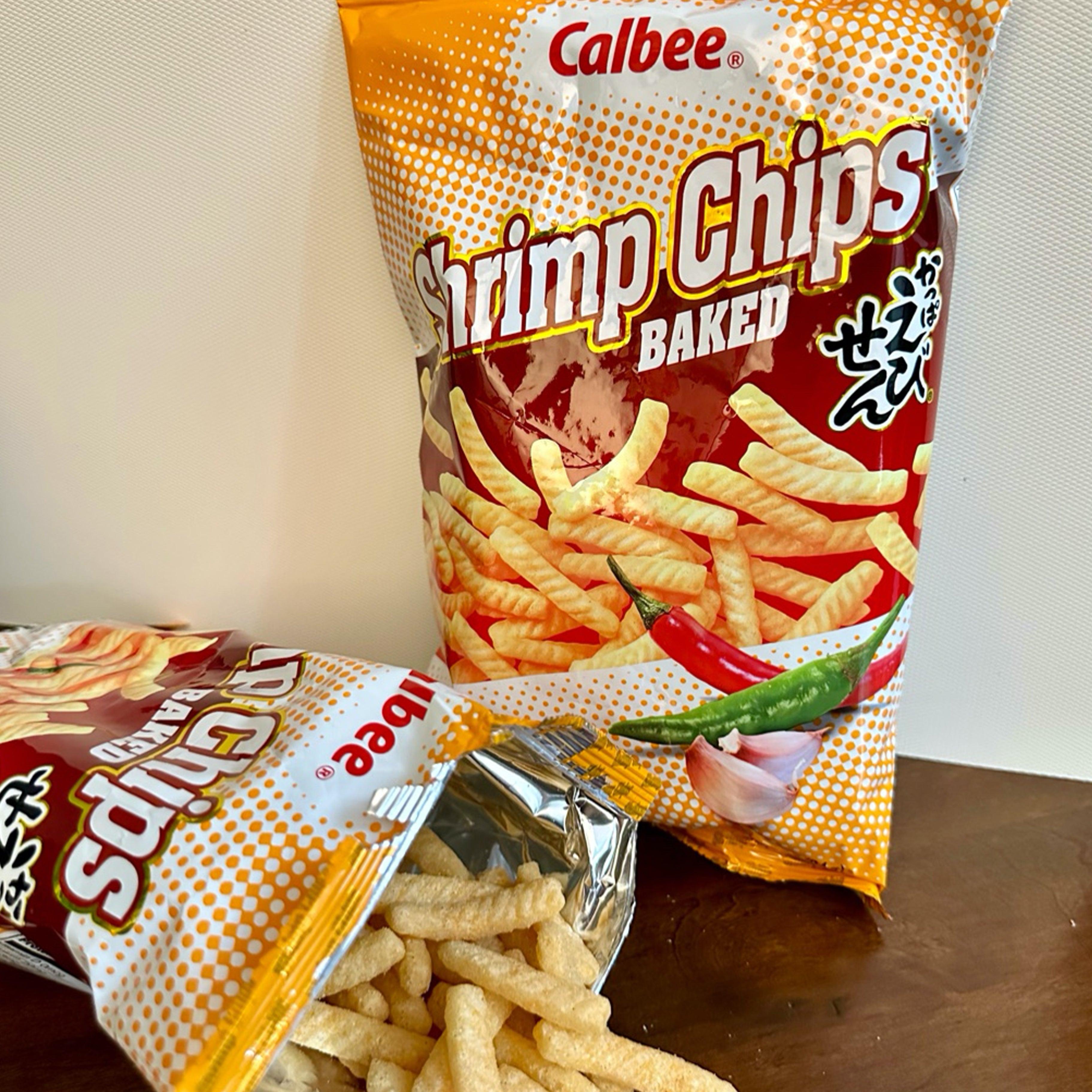 Calbee Shrimp Chips, Baked, Original, Value Pack - 8 oz