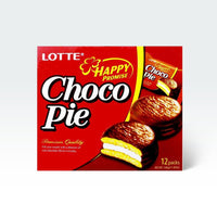 Lotte Choco Pie Original 0.98oz(28g) x 12 Pcs - Anytime Basket