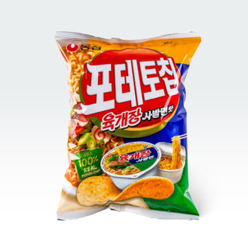 Nongshim Potato Chip Yookgaejang Flavor 4.4oz(125g) - Anytime Basket
