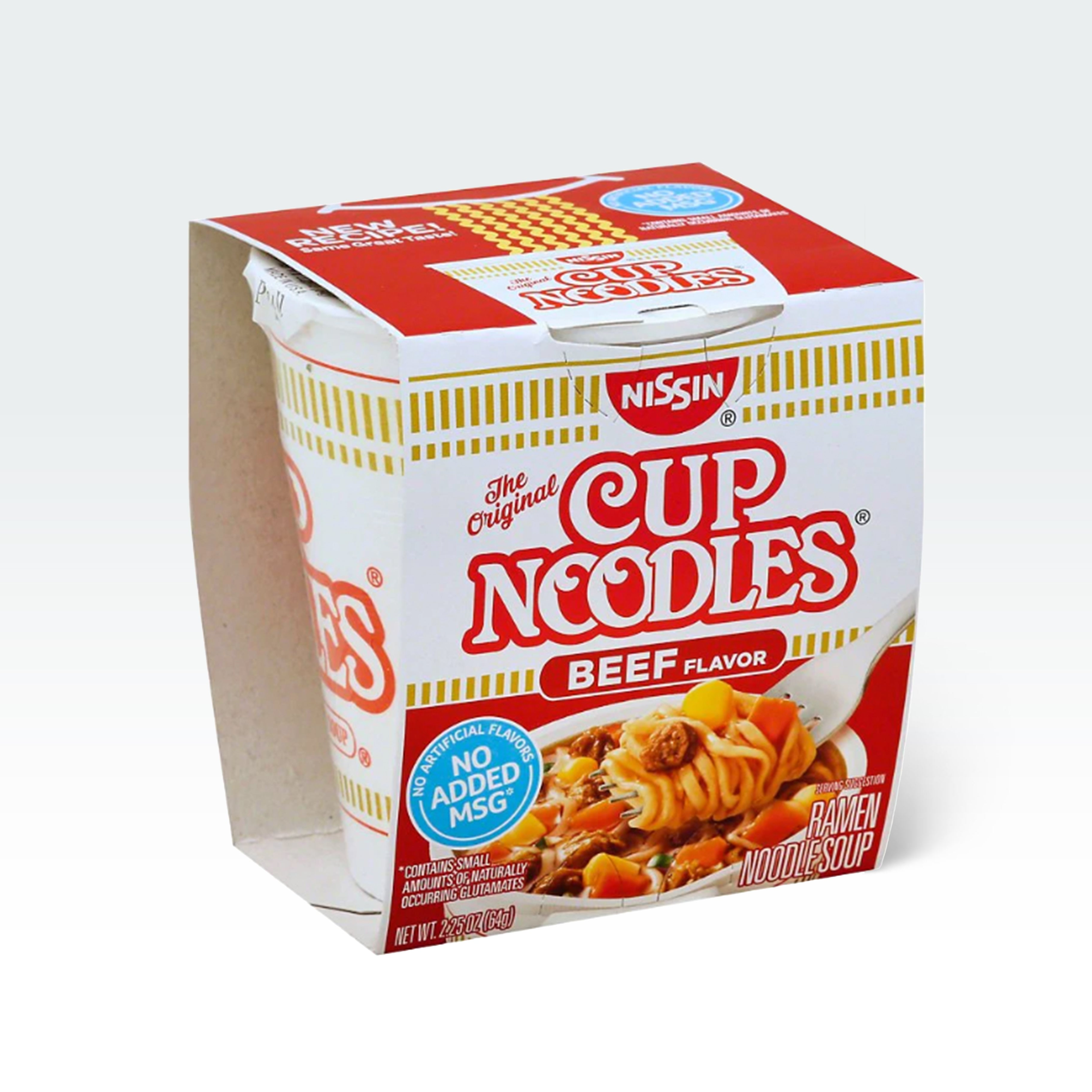 Nissin Cup Noodles Stir Fry Noodles in Sauce, Korean BBQ, 2.89 Ounce (Pack  of 6)