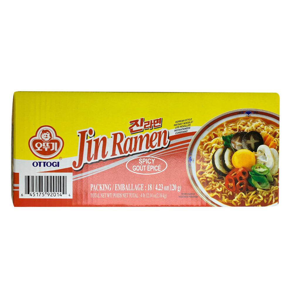 Jin Ramen Hot Flavor 4.23oz(120g) 18 Packs - Anytime Basket