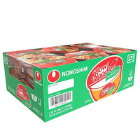 Nongshim Bowl Noodles Soup Spicy Kimchi Bowl 12 pack 농심 김치 라면