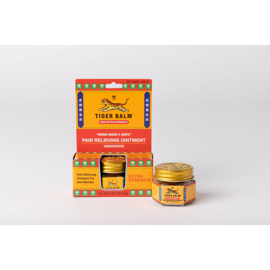 Tiger Balm Extra Strength Pain Relieving Ointment - 0.63 oz. Jar