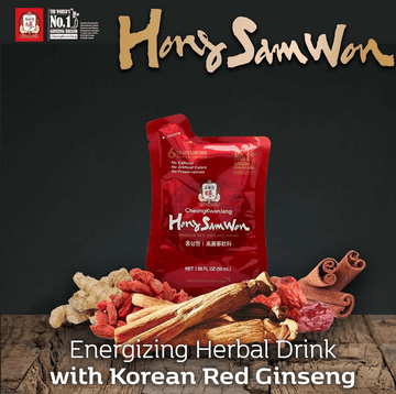 CheongKwanJang Korean Red Ginseng Drink with Ginger Extract 20 Pouches
