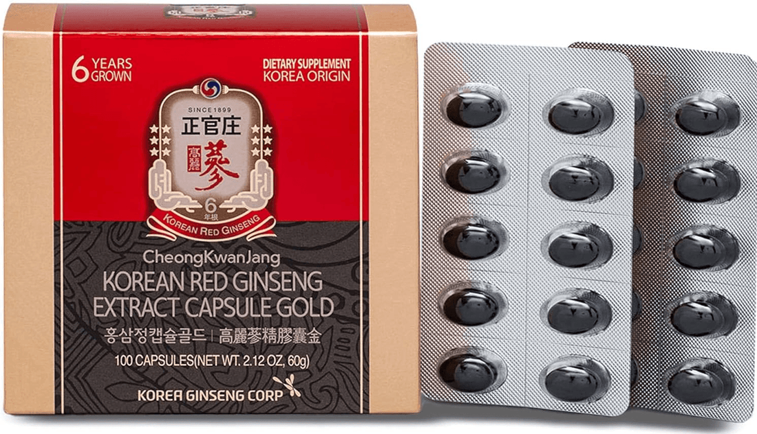 CheongKwanJang Korean Red Ginseng Extract Capsules 100 Capsules