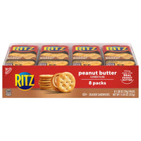 RITZ Peanut Butter Sandwich Crackers, 8 - 1.38 oz Packs