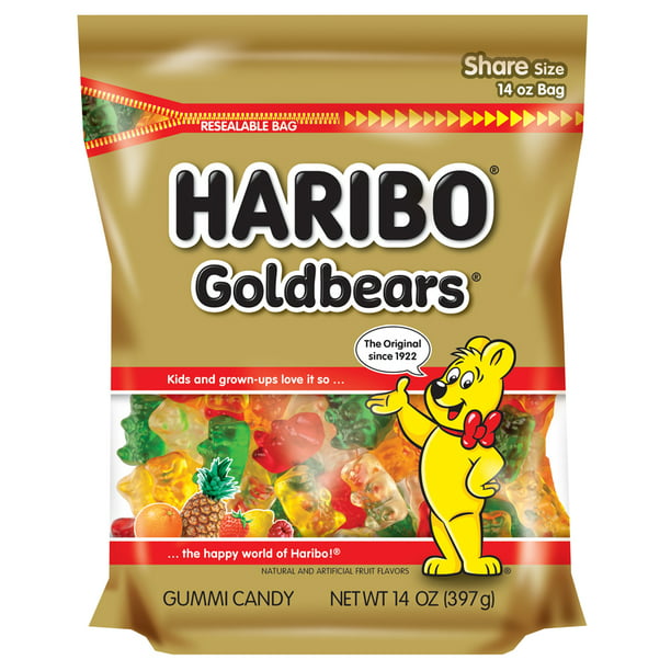 Haribo Goldbears Original Gummy Bears Bag, 14 Oz