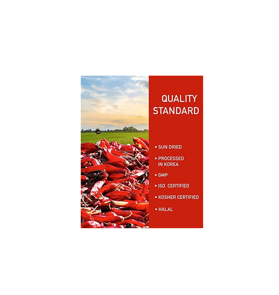 NONGSHIM TAEKYUNG Korean Chili Powder, Gochugaru Chili Flakes