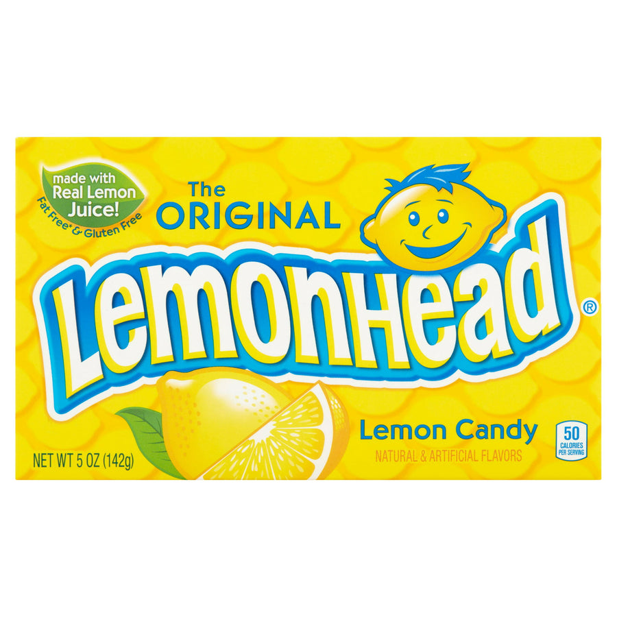 Lemonhead Original Lemon Candies, 5 oz Theater Box
