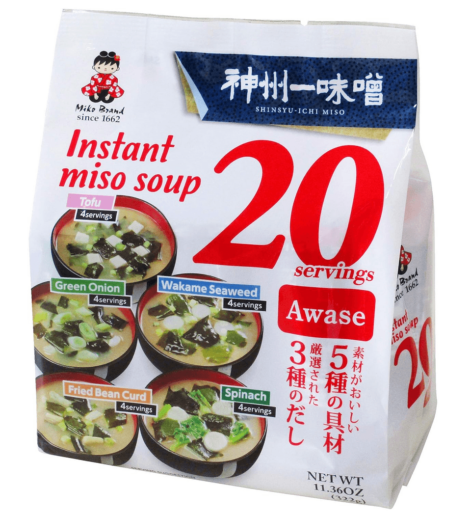 Miko Brand Miso Soup 20 Piece Value Pack, -  Pack of 1 11.36 Ounce