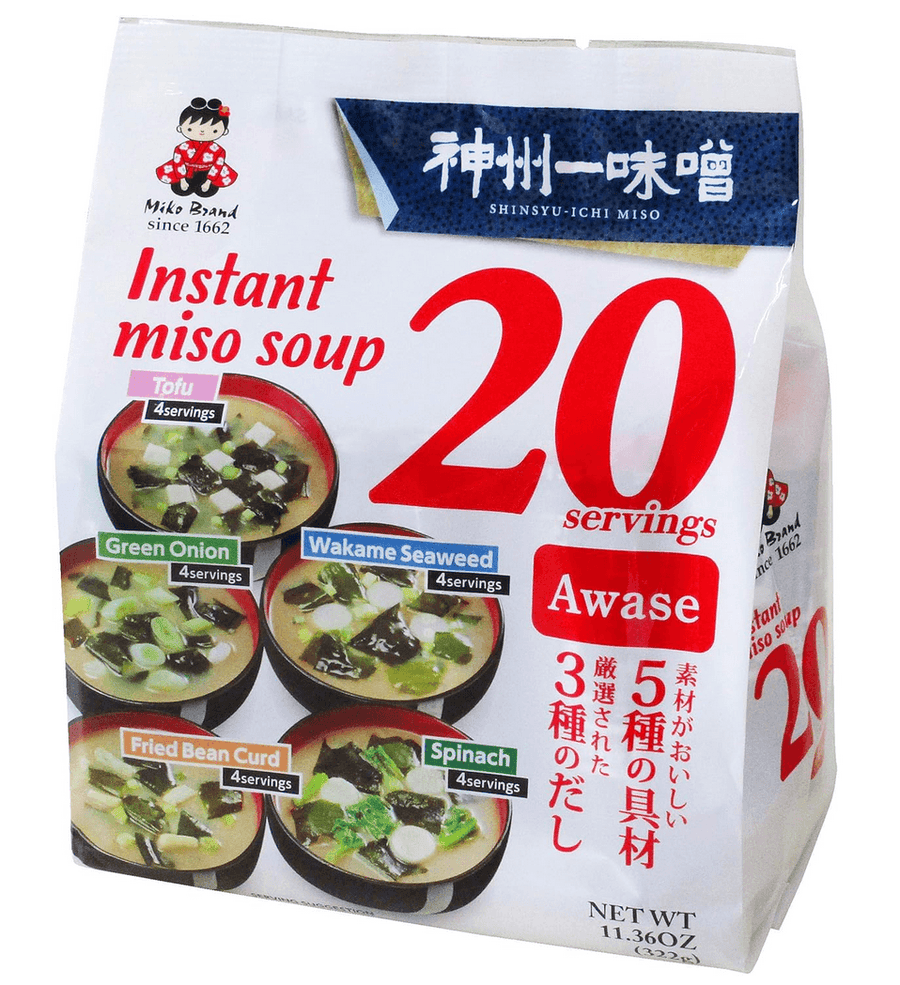 Miko Brand Miso Soup 20 Piece Value Pack, -  Pack of 1 11.36 Ounce