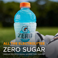 Gatorade G Zero Sugar Glacier Cherry Thirst Quencher Sports Drink, 28 oz Bottle