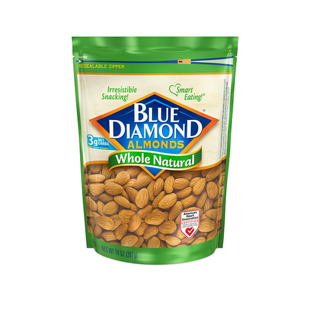 Blue Diamond Almonds, Whole Natural Raw Almonds, 14 oz