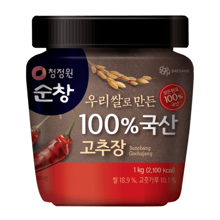 Chung Jung One 100% Korean Hot Pepper Paste 2.2lb(1kg) - Anytime Basket