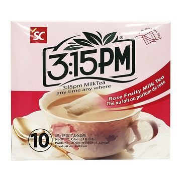 S&C 3:15PM Rose Fruity Milk Tea 7.06oz(200g) 10 Bags - Anytime Basket