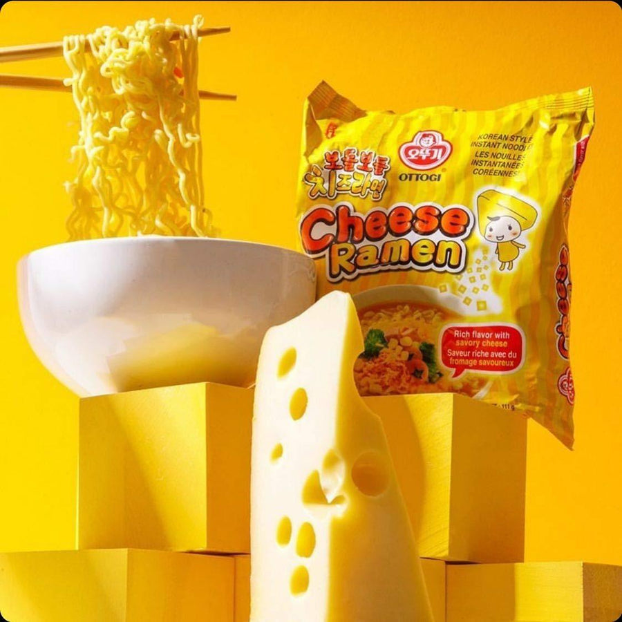 Ottogi Cheese Ramen 3.92oz(111g) x 4 Packs – Anytime Basket