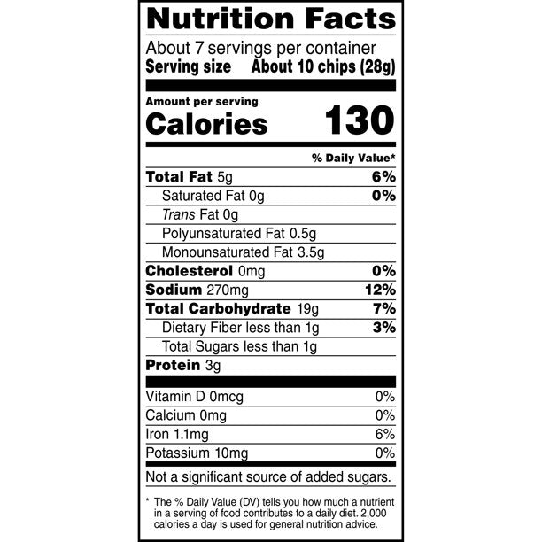 Stacy's Simply Naked Baked Pita Chips 7.33 oz.