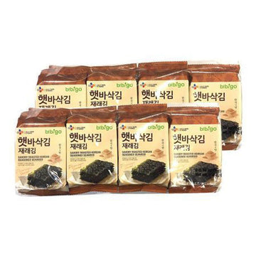 Bibigo Crispy Toasted Seaweed 8 Packs - Anytime Basket