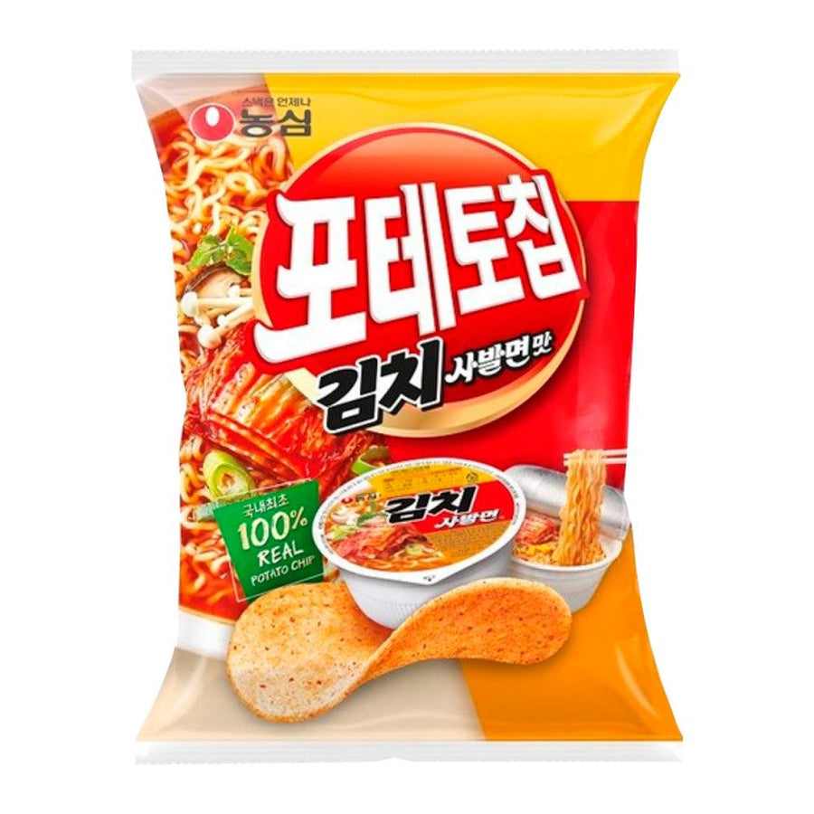 Nongshim Potato Chip Kimchi Ramen Flavor 4.4oz(125g) - Anytime Basket