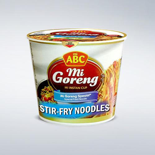 ABC Noodles Mi Goreng Stirfry Noodles Instant Cup 5.33oz(151g) x 6 Cups - Anytime Basket