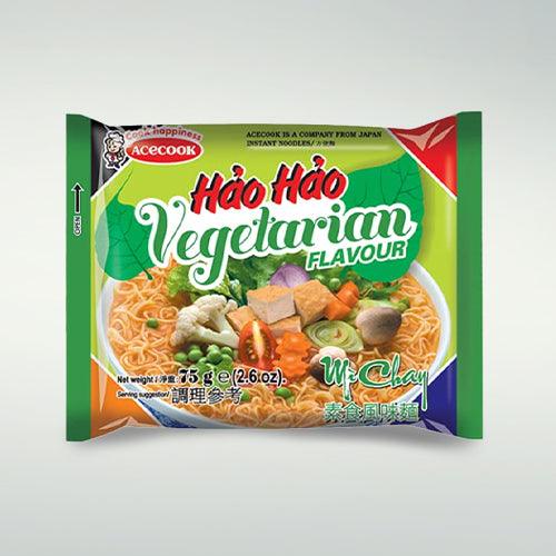 Ace Cook Hao Hao Mi Chay Vegetarian Vietnamese Instant Noodles 2.7oz(76g) x 15 Pack - Anytime Basket