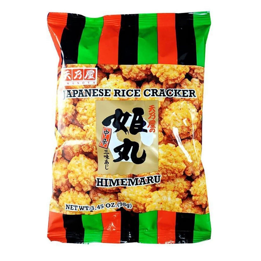 Amanoya Japanese Rice Cracker Himemaru 3.45oz - Anytime Basket