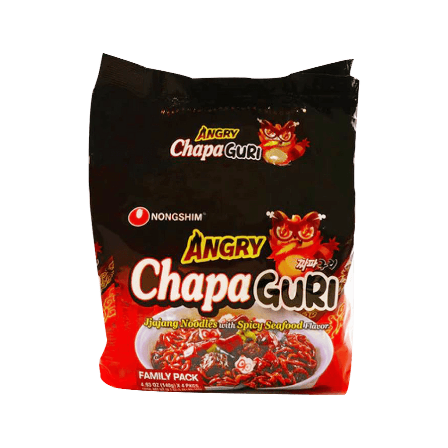 Nongshim Angry Chapaguri 4.94oz(140g) x 4 Packs - Anytime Basket