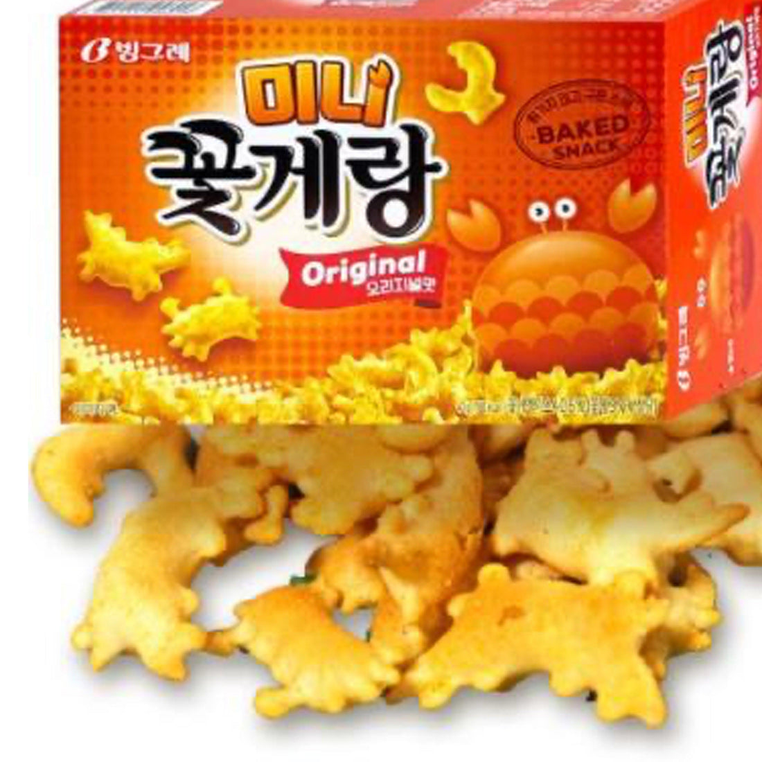 Binggrae Mini Crab Snack Original 1.41oz(40g) - Anytime Basket