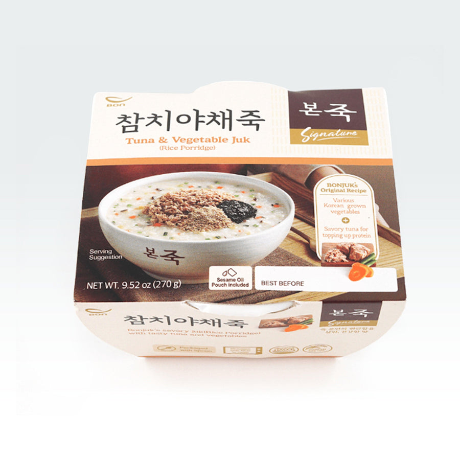 Bonjuk Tuna & Vegetable Juk - Rice Porridge 9.52oz(270g) - Anytime Basket