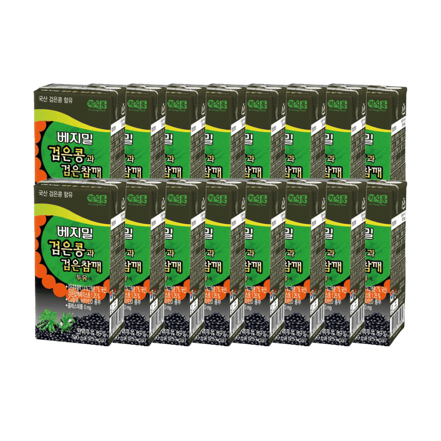 Dr.J Black Soybean & Black Sesame Vegemil 6.42 fl.oz(190ml) 16 Ea - Anytime Basket