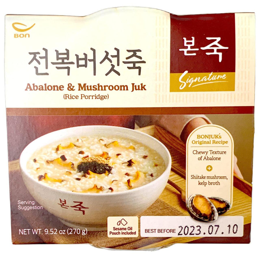 Bonjuk Abalone & Mushroom Juk - Rice Porridge 9.52oz(270g) - Anytime Basket