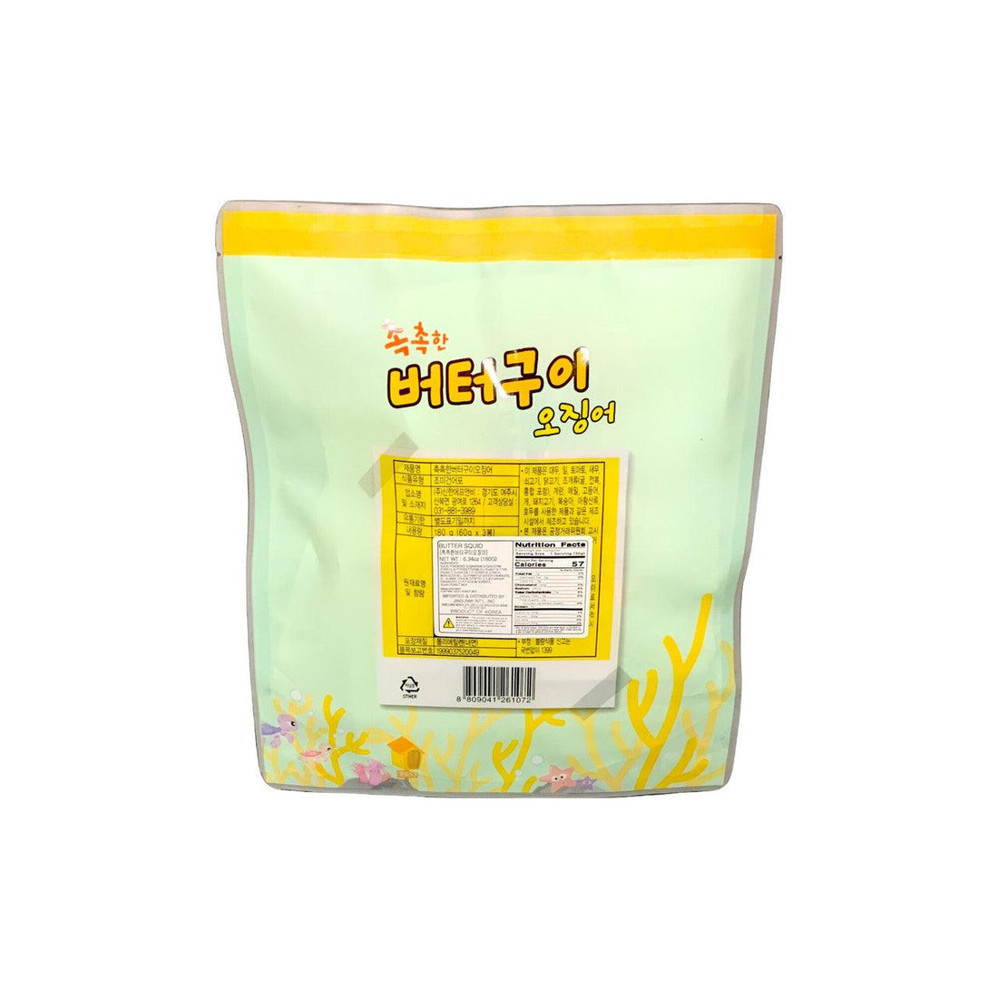 Jinsunmi Butter Squid 6.34oz(180g) - Anytime Basket