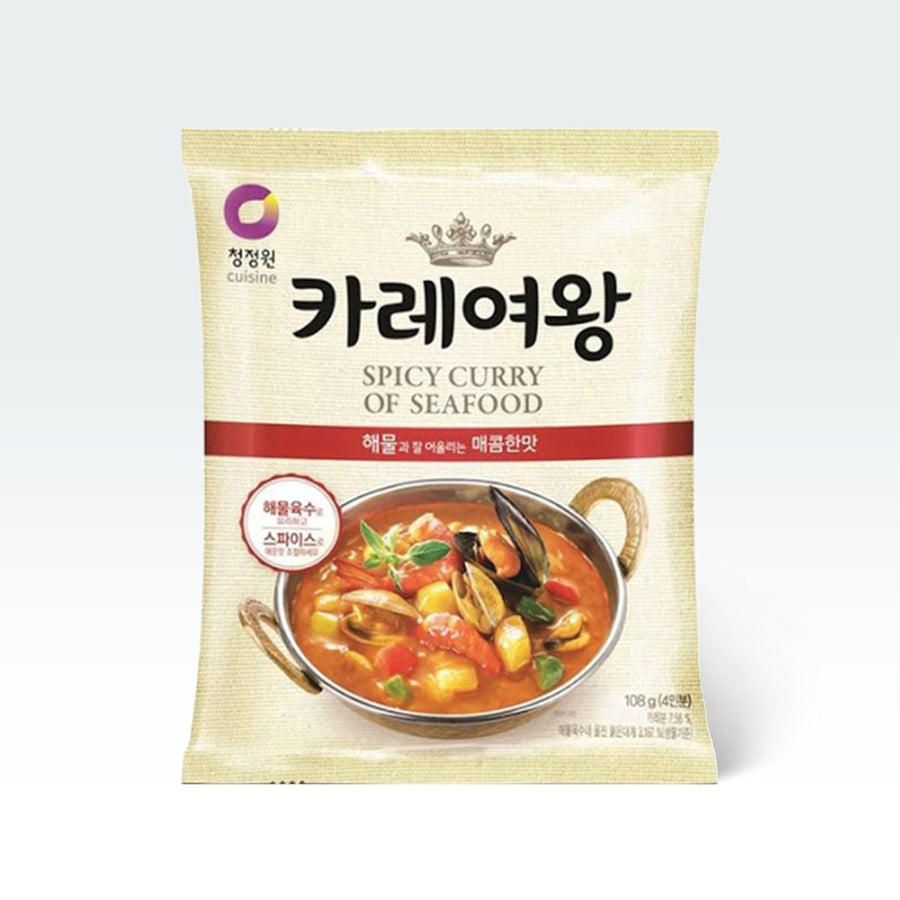 Chungjungwon Queen's Curry Seafood Flavor 3.81oz(108g) - Anytime Basket