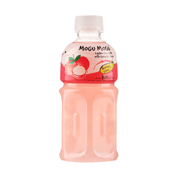 Mogu Mogu Coconut Jelly Juice Lychee Flavor 10.82 fl.oz(320ml) - Anytime Basket