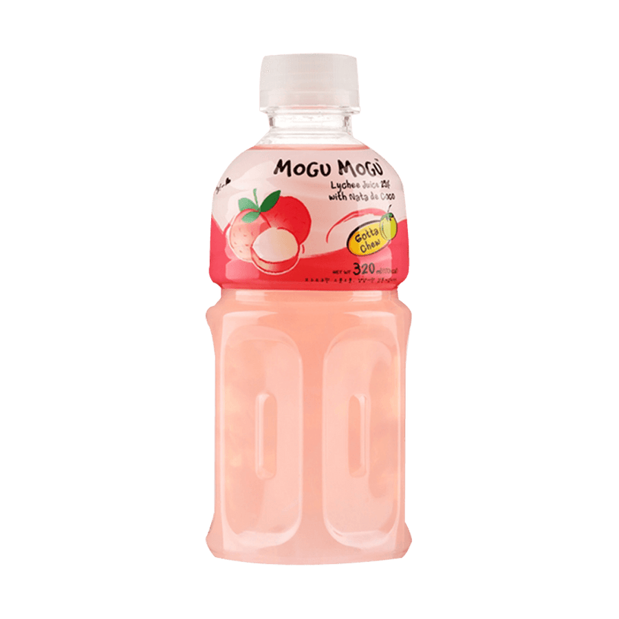 Mogu Mogu Coconut Jelly Juice Lychee Flavor 10.82 fl.oz(320ml) - Anytime Basket