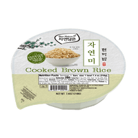 Raw Nature Cooked Brown Rice 7.4oz(210g) x 12 Packs - Anytime Basket