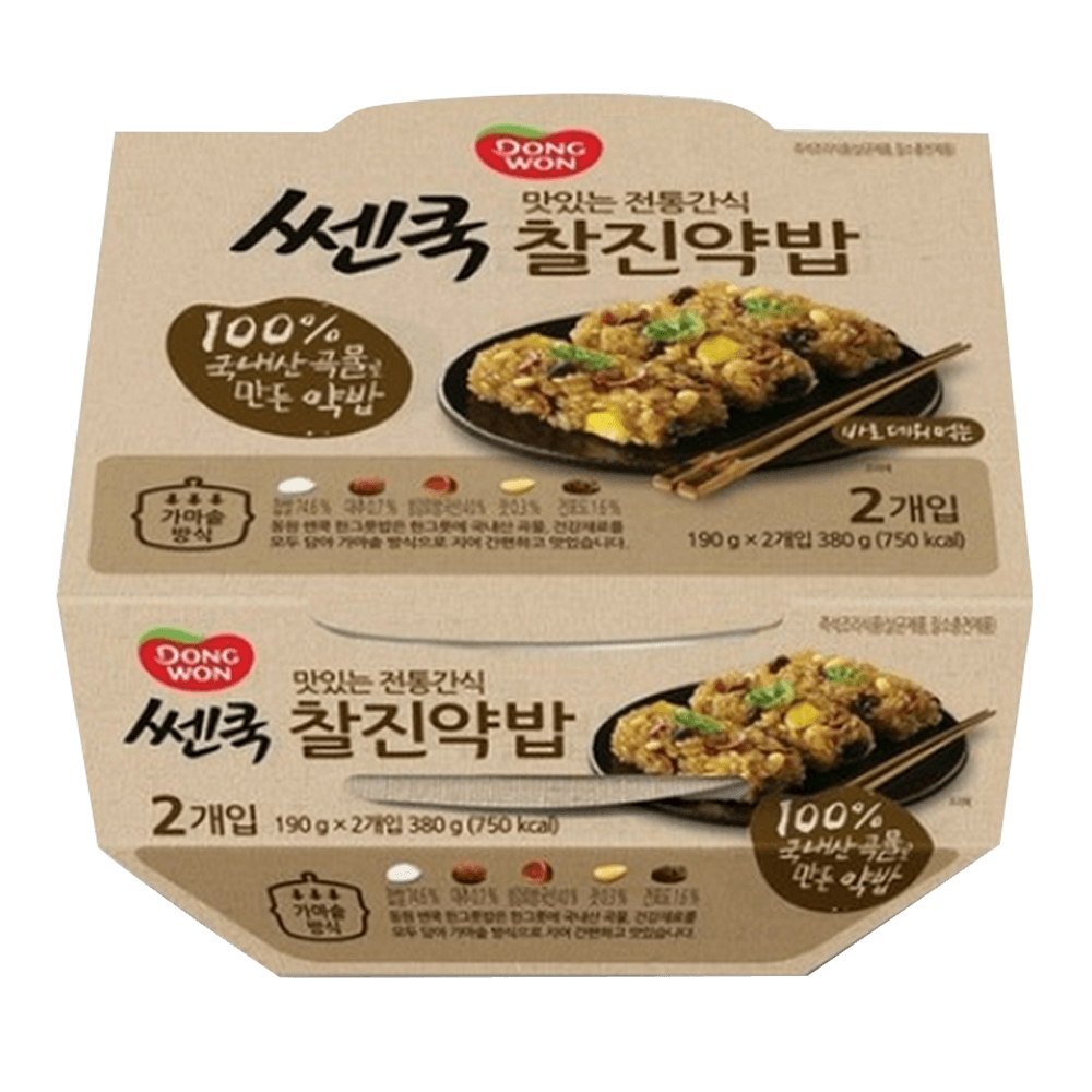 Dongwon Cooked Flavored Glutinous Rice 6.7oz(190g) X 2 Packs - Anytime Basket