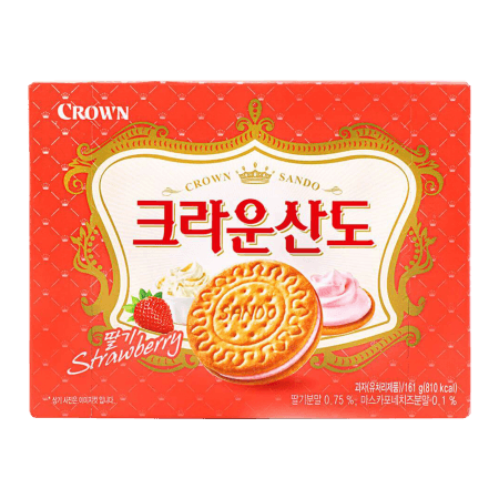 Crown Sando Strawberry Cream Cheese 5.68oz(161g) - Anytime Basket