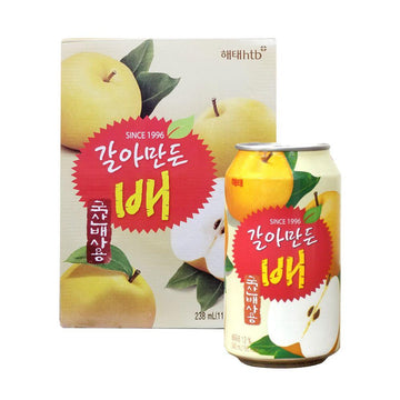 Haitai Crushed Pear Juice 8 fl.oz(238ml) 12 Cans - Anytime Basket