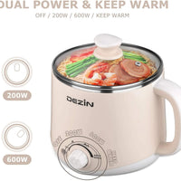 Dezin Electric Hot Pot (Rapid Noodles Cooker) - Anytime Basket