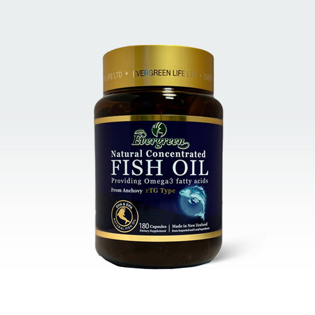 Evergreen Fish Oil 1000mg 180 Caps