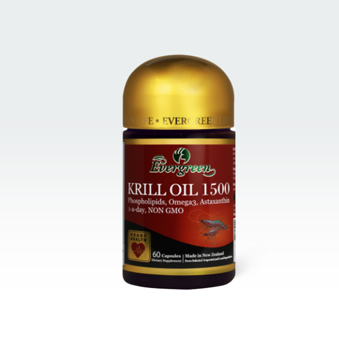 Evergreen Krill Oil 1500 60 Caps