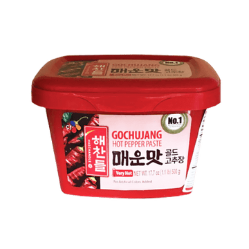 Haechandle Gochujang Hot Pepper Paste Very Hot 1.1lb(500g) - Anytime Basket