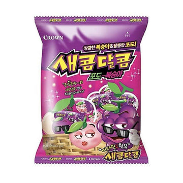 Crown Grape and Peach Flavored Chewy Sweet and Sour Candy 7.05oz(200g) - Anytime Basket