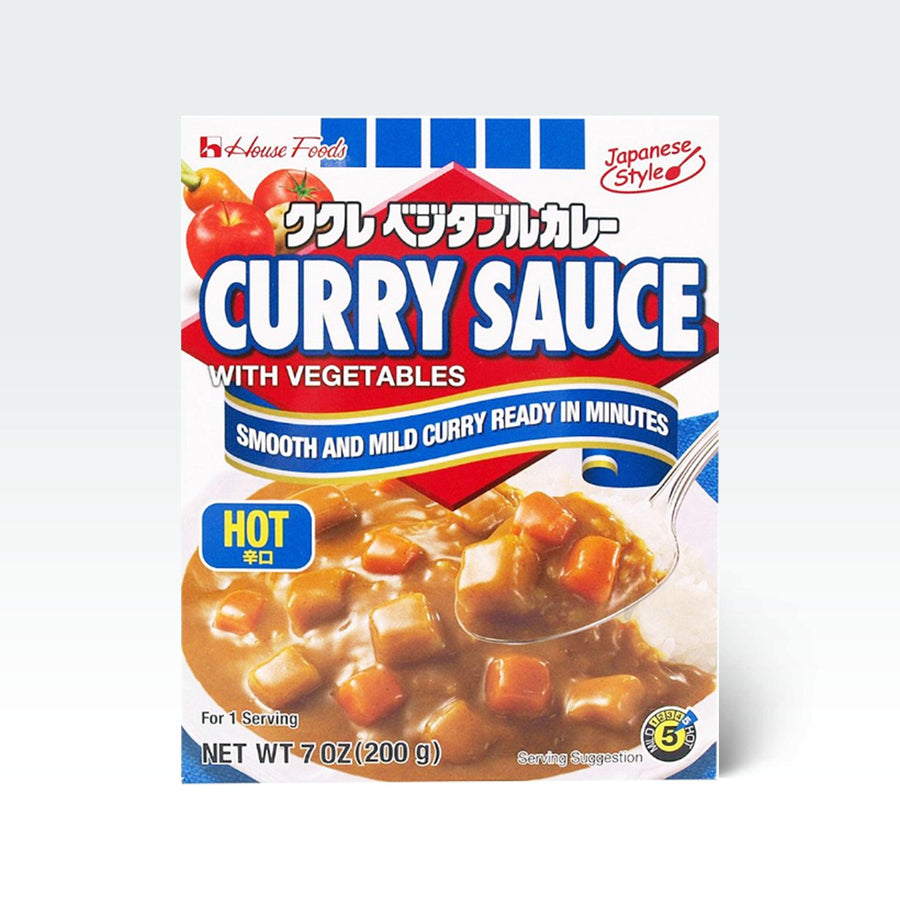 House Foods Curry Sauce Hot 7oz(200g) - Anytime Basket