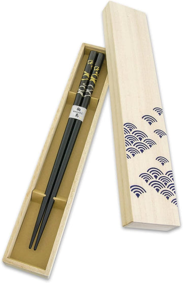 Hashimoto-Kousaku Wajima Natural Lacquered Wooden Chopsticks - Anytime Basket